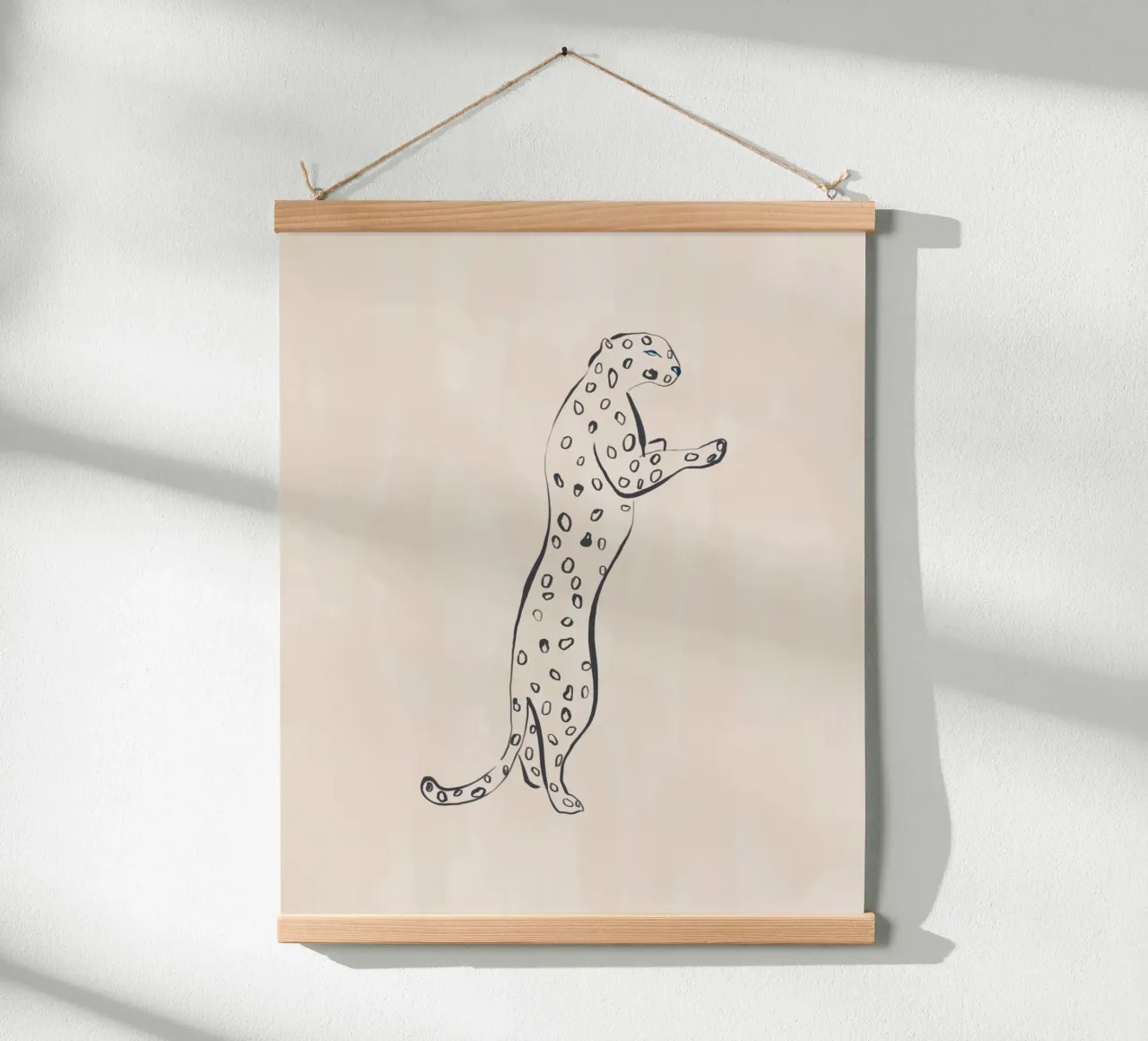 Leopard poster by Ivy Green Illustrations