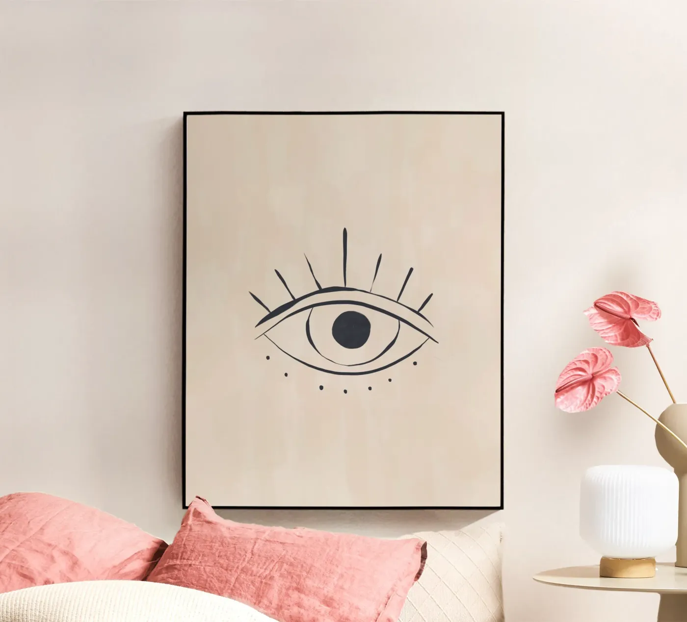 Eye acrylic glass by Ivy Green Illustrations