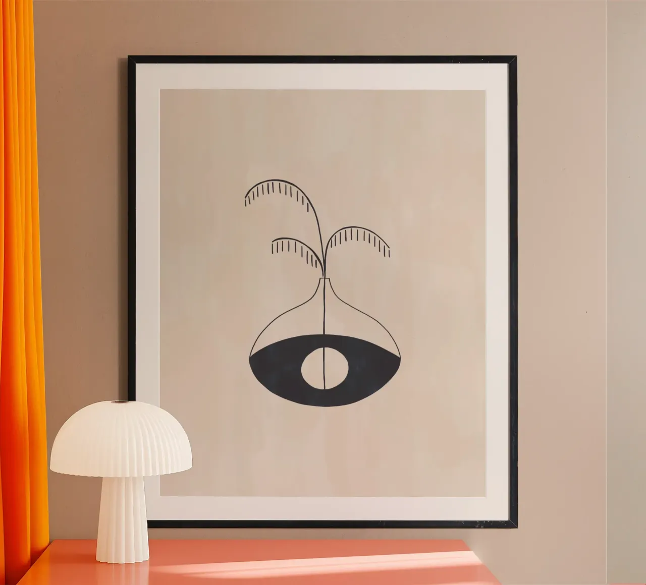 Vaso Evil Eye poster da Ivy Green Illustrations