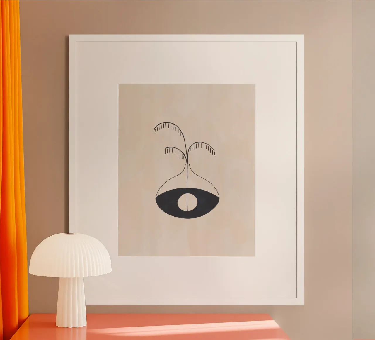 Vaso Evil Eye poster da Ivy Green Illustrations