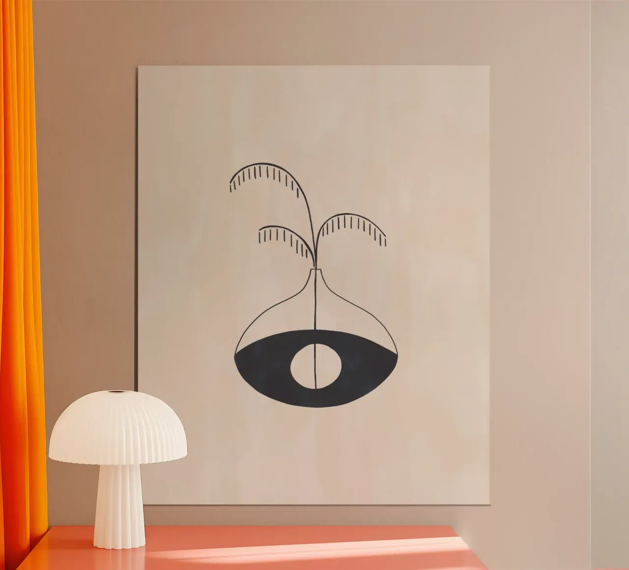 Vaso Evil Eye poster da Ivy Green Illustrations