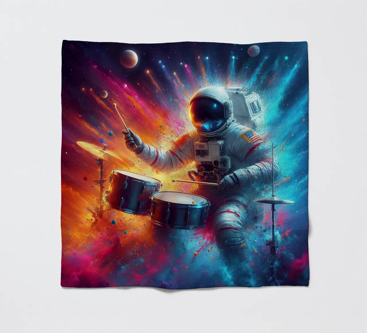 Astronauta in concerto coperta in pile da 🎁 ARTVI-SHOP