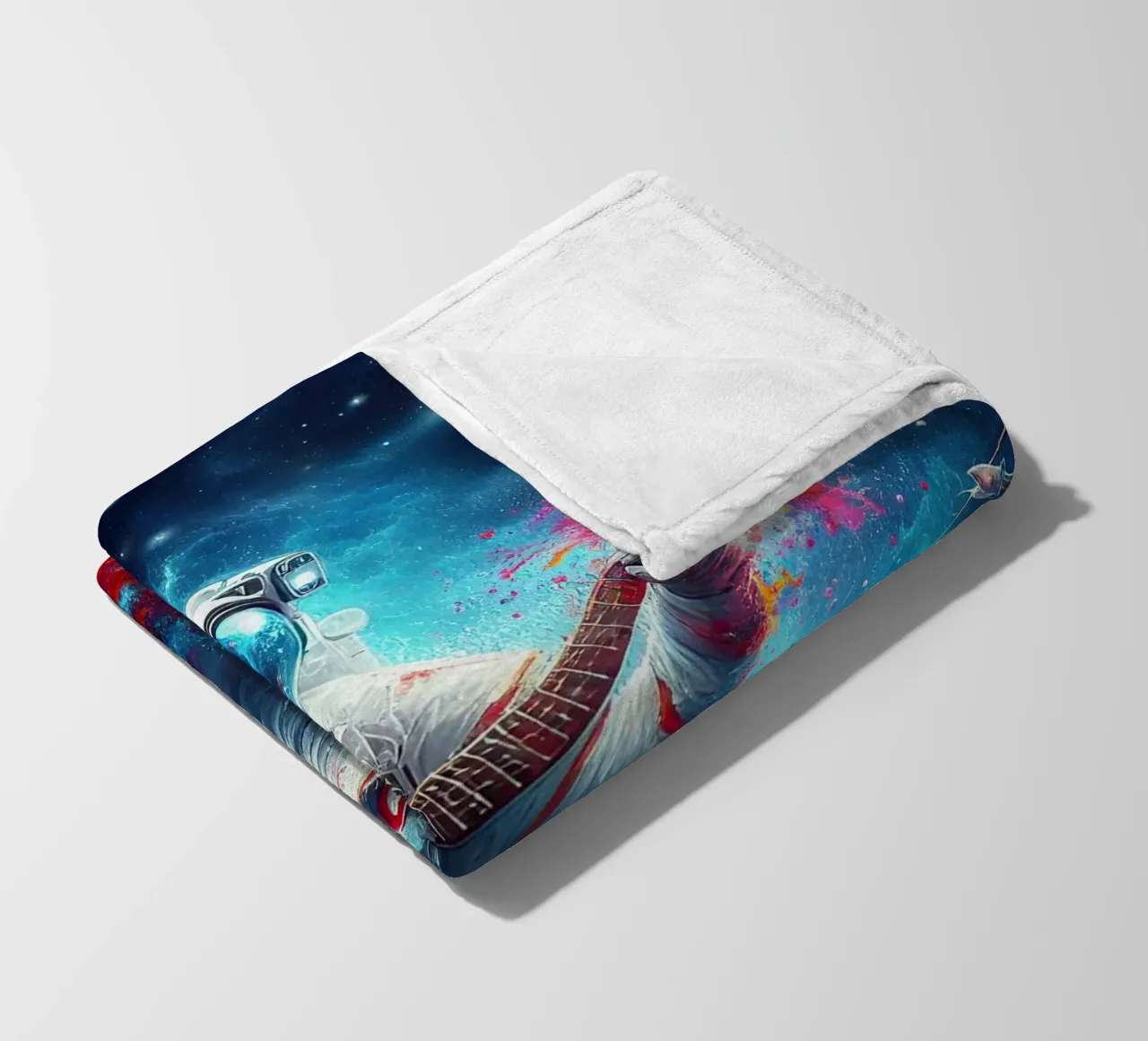 Astronauta in concerto coperta in pile da 🎁 ARTVI-SHOP