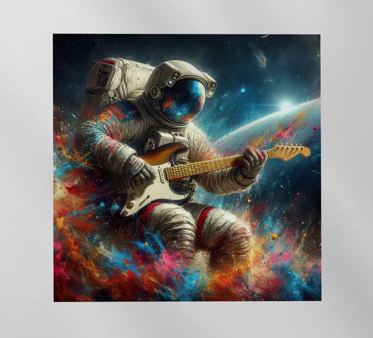 astronauta in concerto pellicola backlit da ARTVI-SHOP
