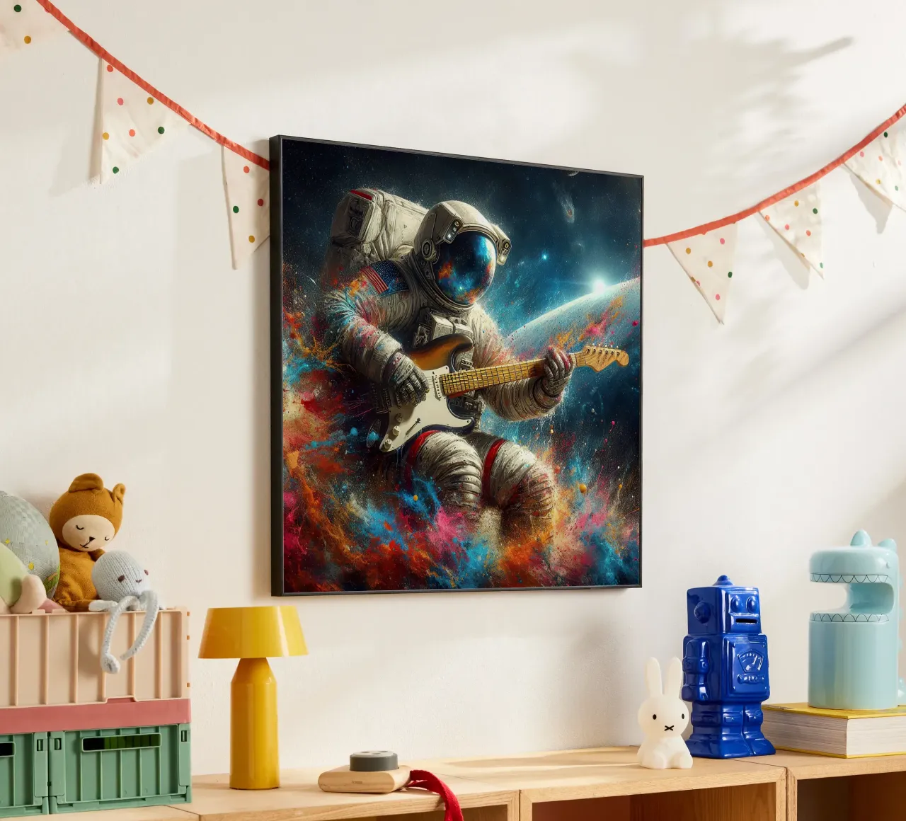 astronauta in concerto alluminio dibond da 🎁 ARTVI-SHOP