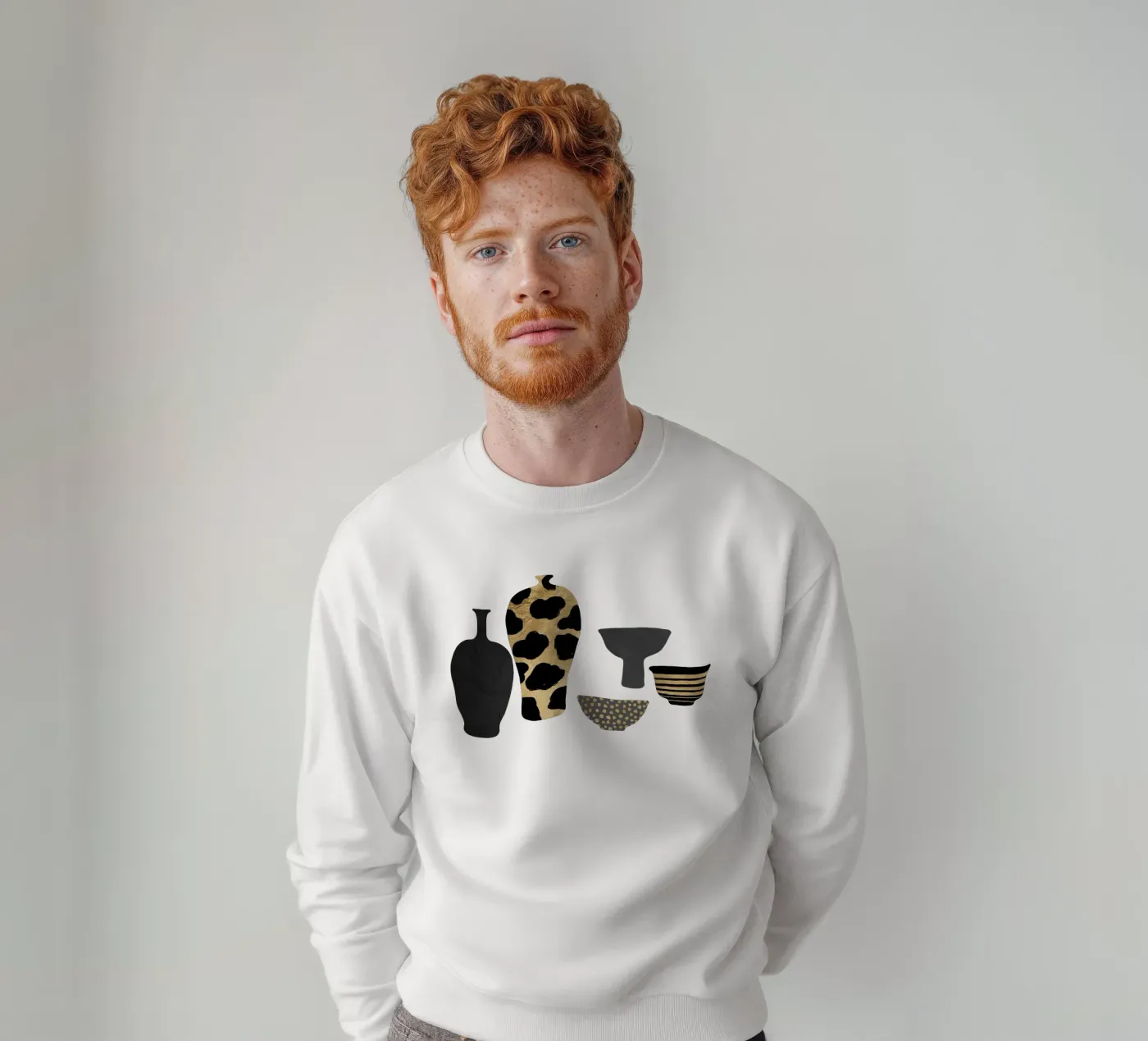 Vazen met patroon sweatshirt van Orara Studio