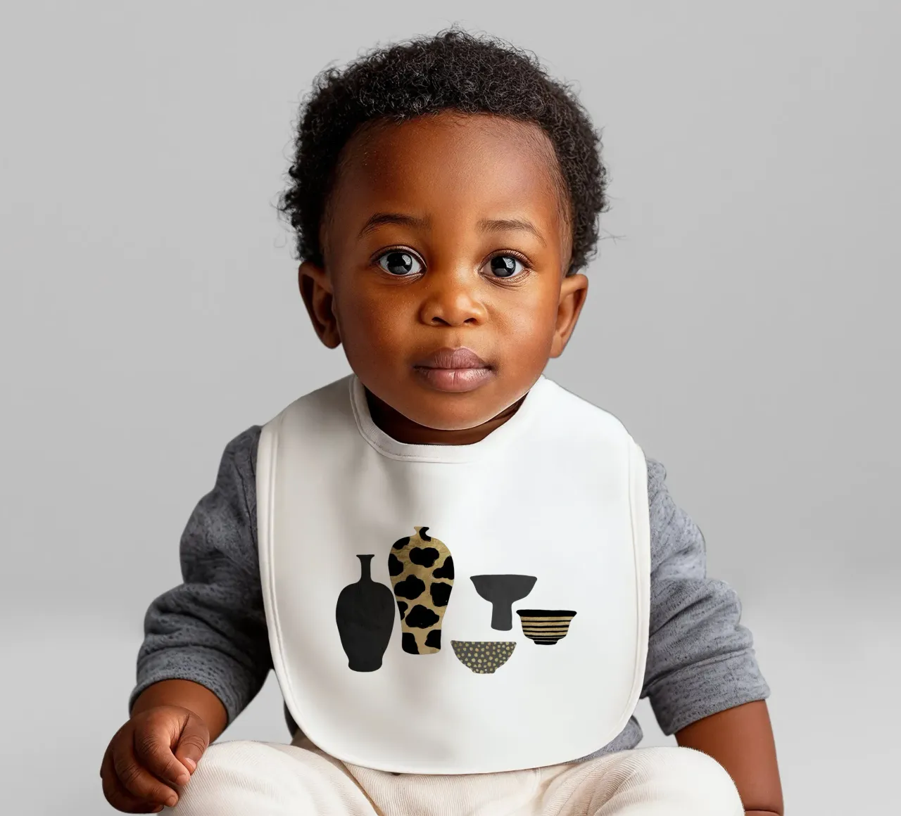 Patterned Vases bavaglino da Orara Studio