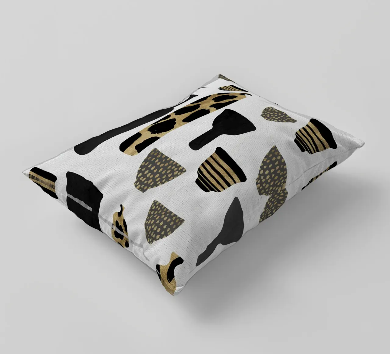 Patterned Vases decorative cushion by Orara Studio