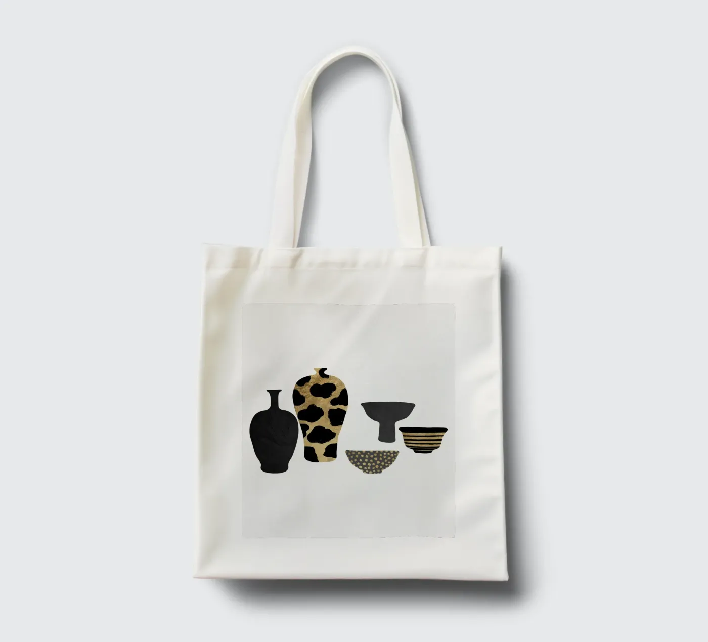 Patterned Vases tote bag by Orara Studio