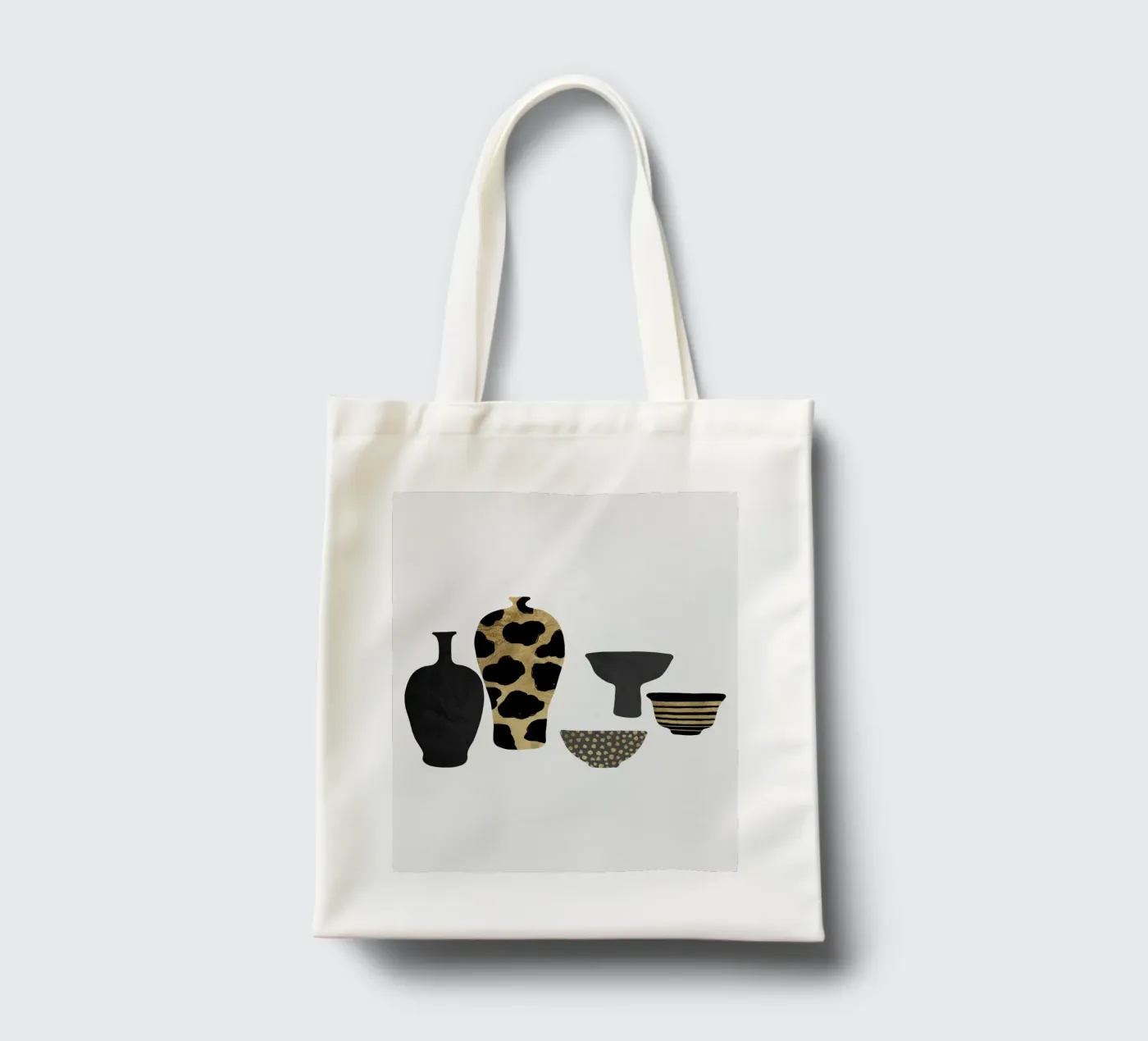 Patterned Vases tote bag by Orara Studio
