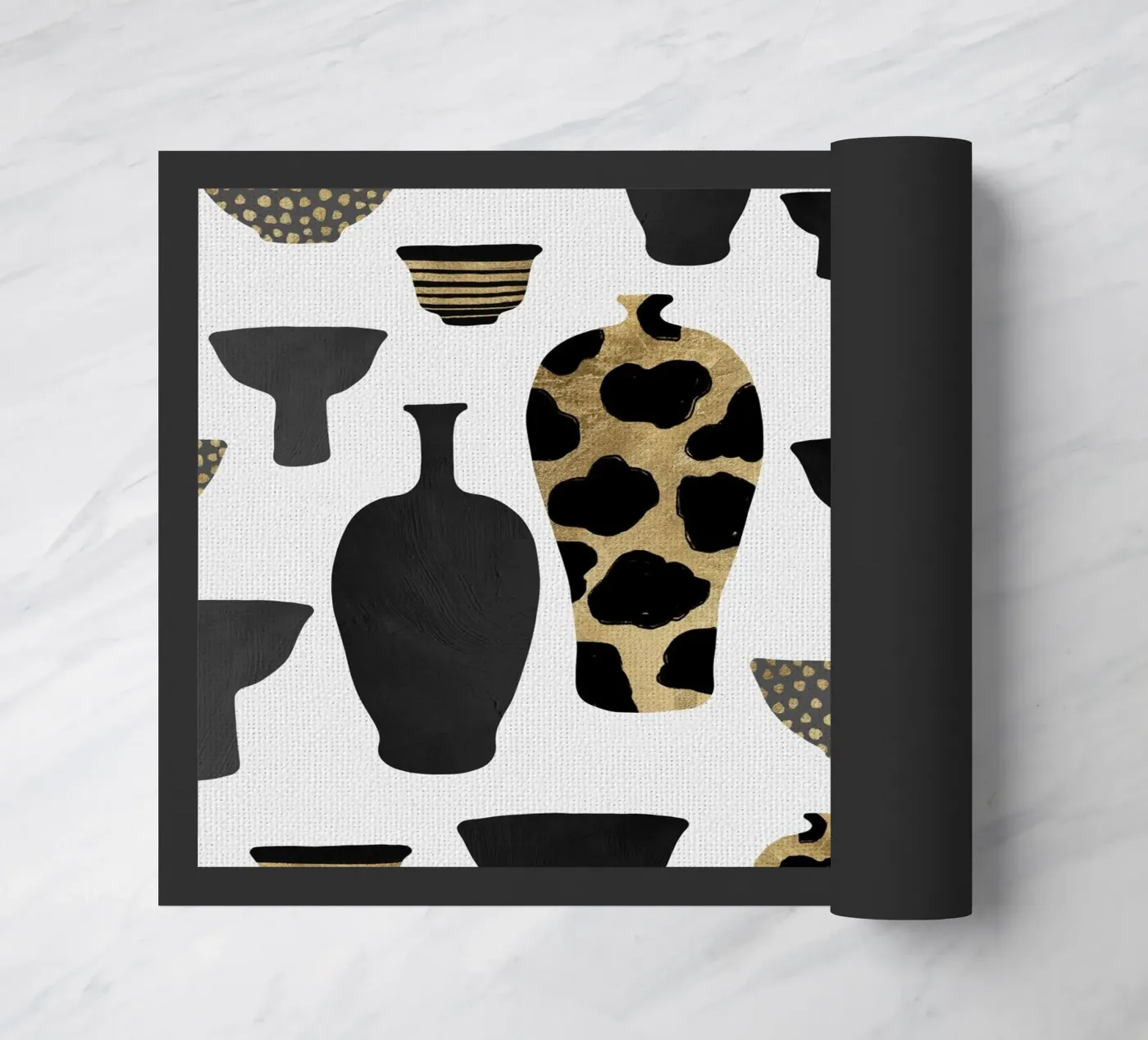 Patterned Vases paillasson de Orara Studio