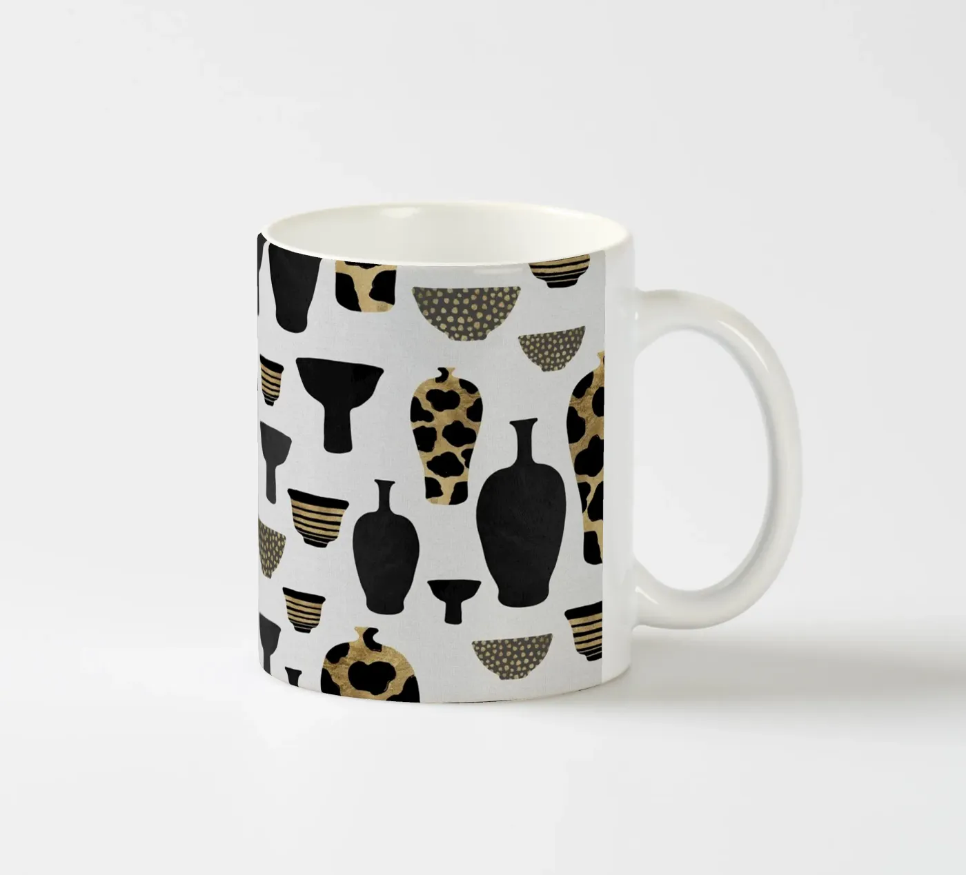 Vazen met patroon keramische mok van Orara Studio