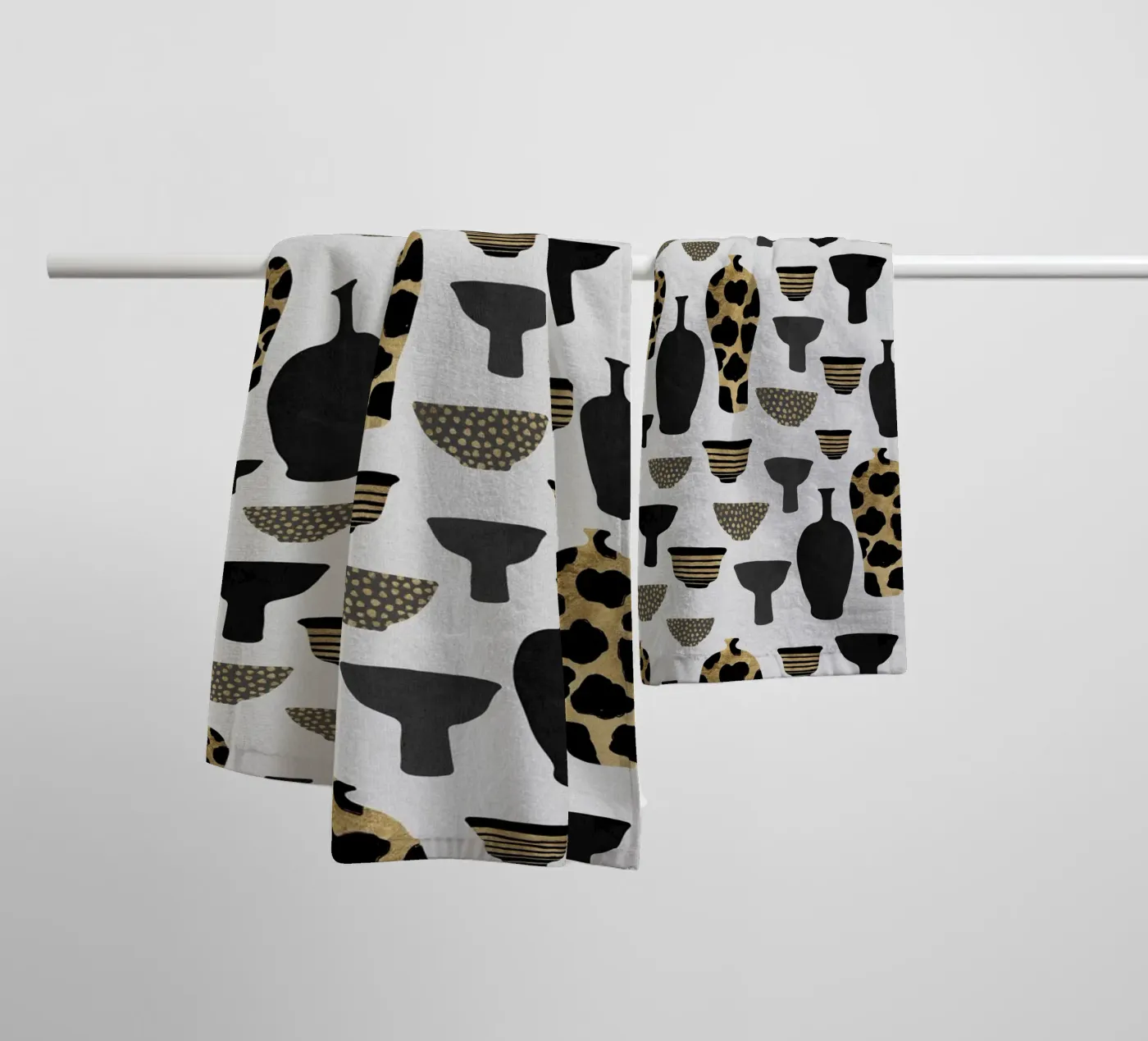 Vazen met patroon badhanddoek van Orara Studio