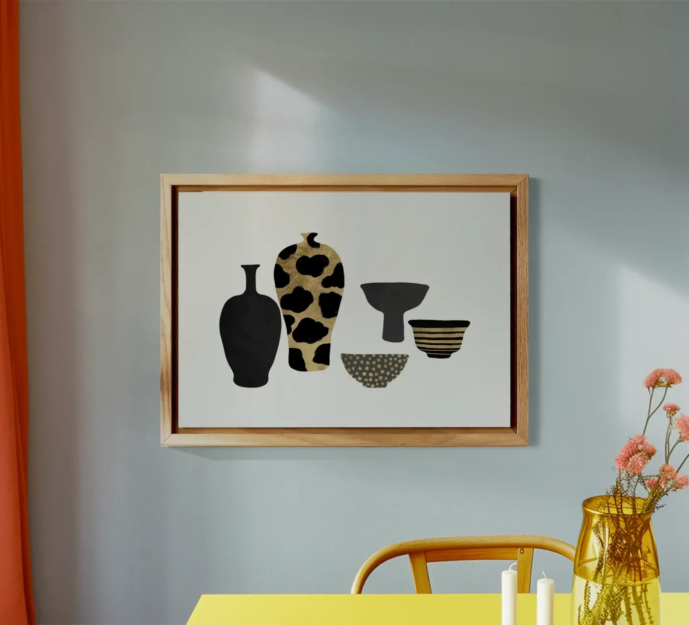 Patterned Vases pannello forex da Orara Studio