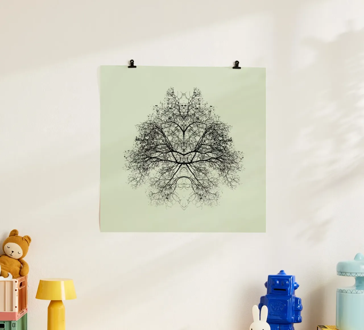 Rorschach Test - Nadav Jonas poster con telaio in plastica da Pictufy