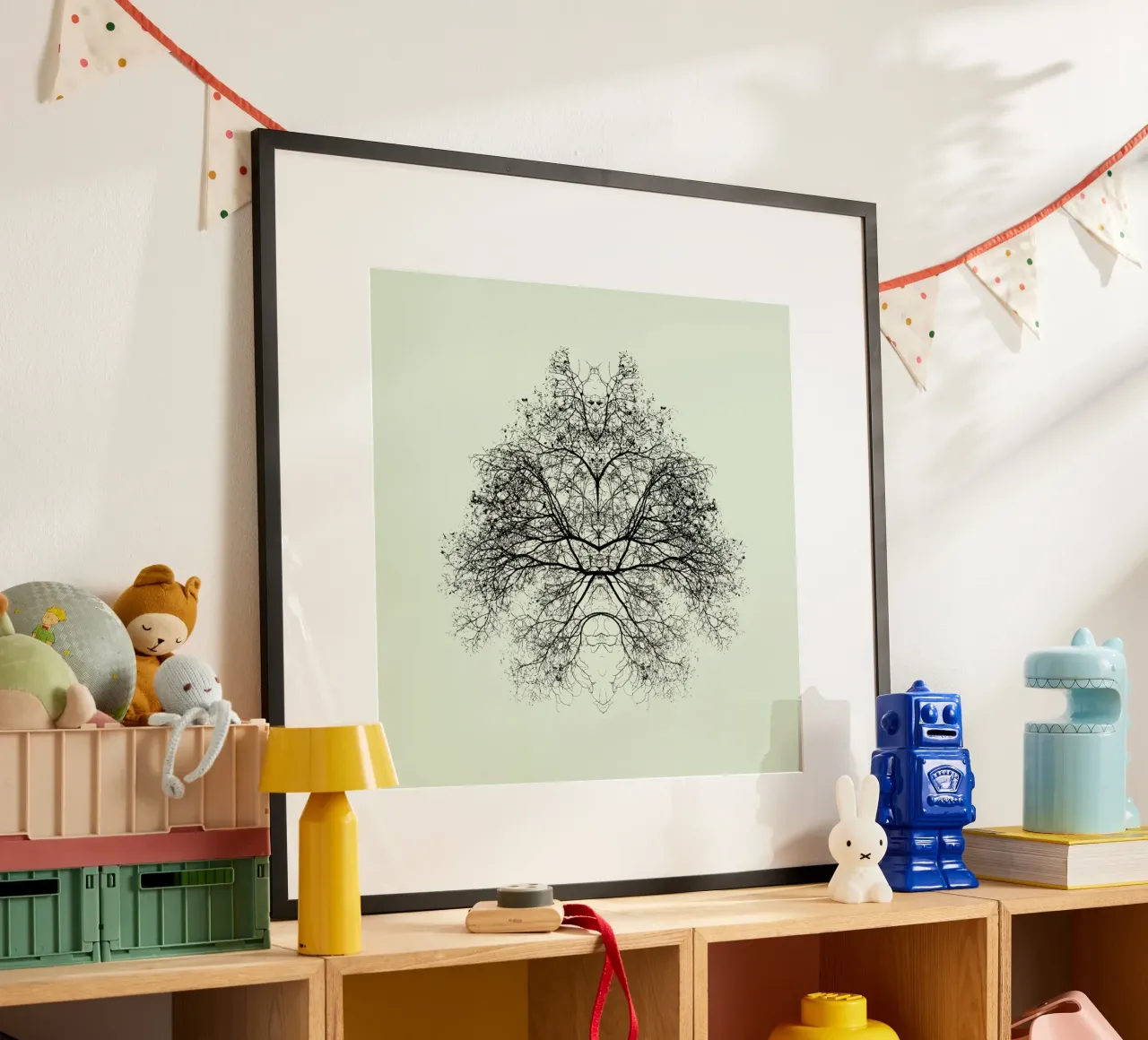 Rorschach Test - Nadav Jonas poster con telaio in plastica da Pictufy