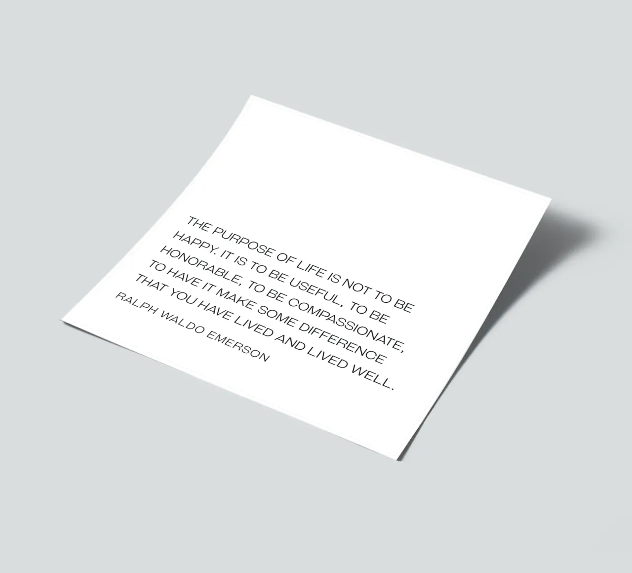 Gut gelebtes Zitat Stickerbogen von Paigaam Studio