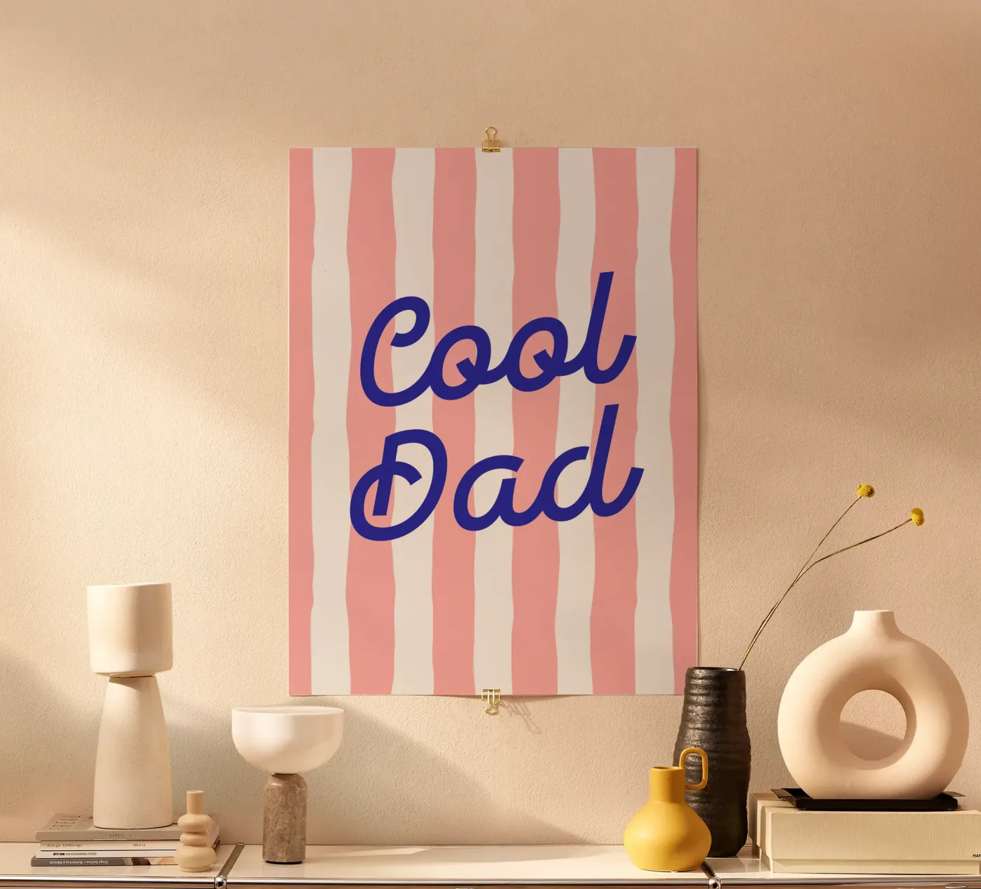 Cool Dad poster by Vector Hugo