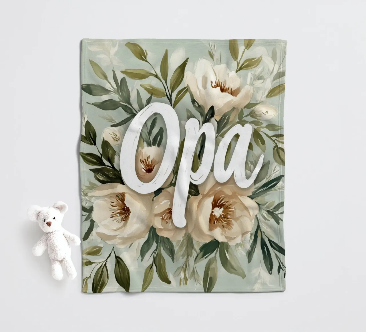 Opa Fleecedecke von treechild