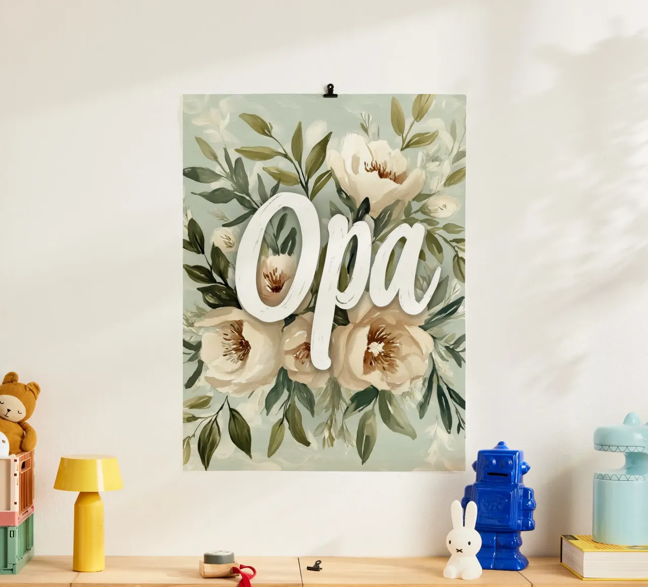 Opa poster con telaio in plastica da treechild