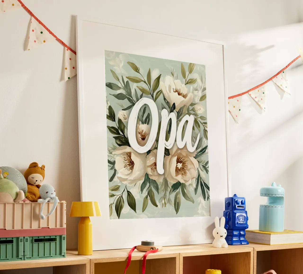 Opa poster con telaio in plastica da treechild