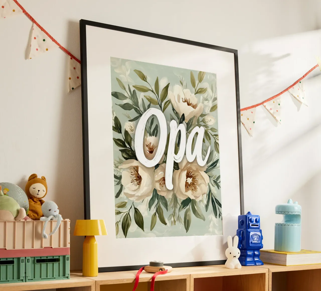 Opa poster con telaio in plastica da treechild