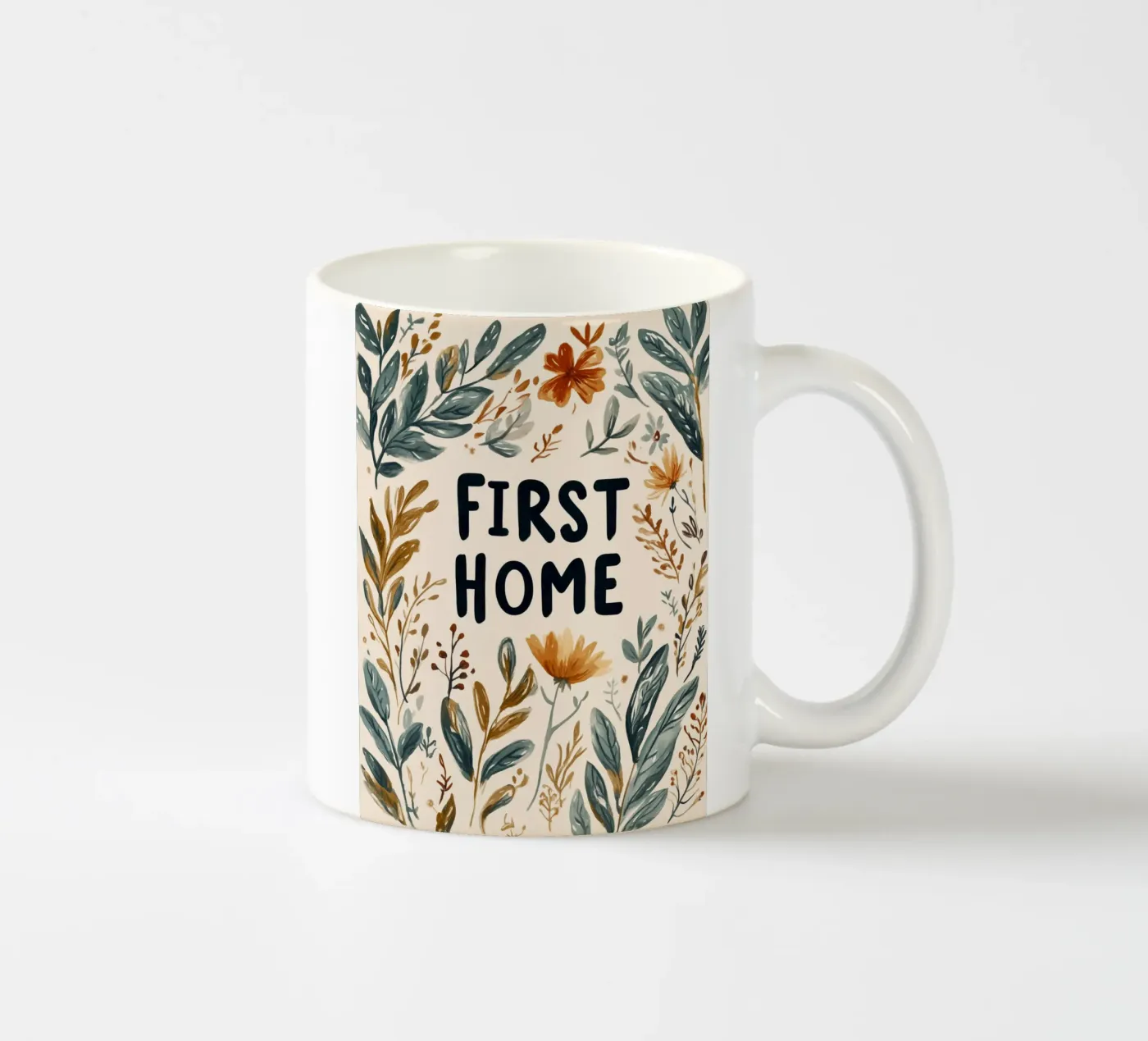 First Home (Version 3) ceramic mug by treechild