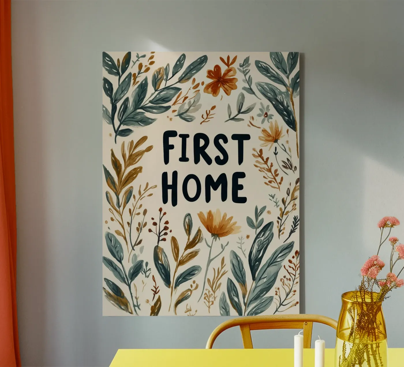 First Home (Version 3) canvas van treechild