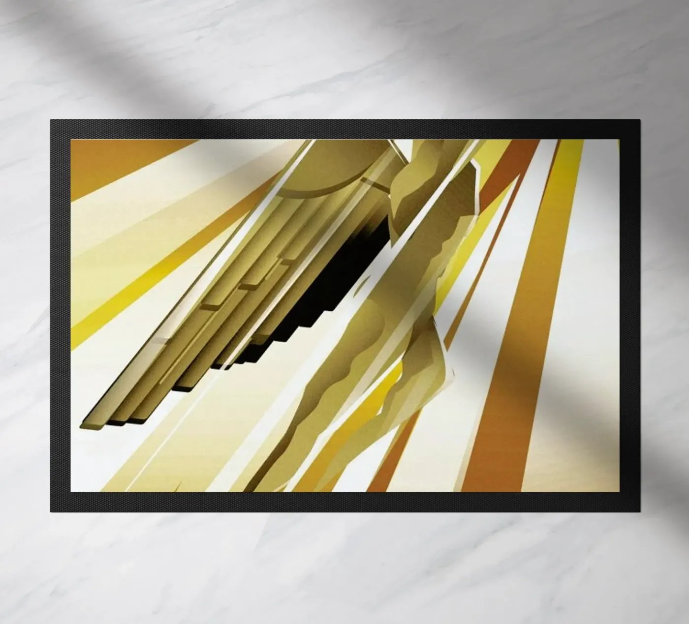 Icarus doormat by Rodolfo Reyes