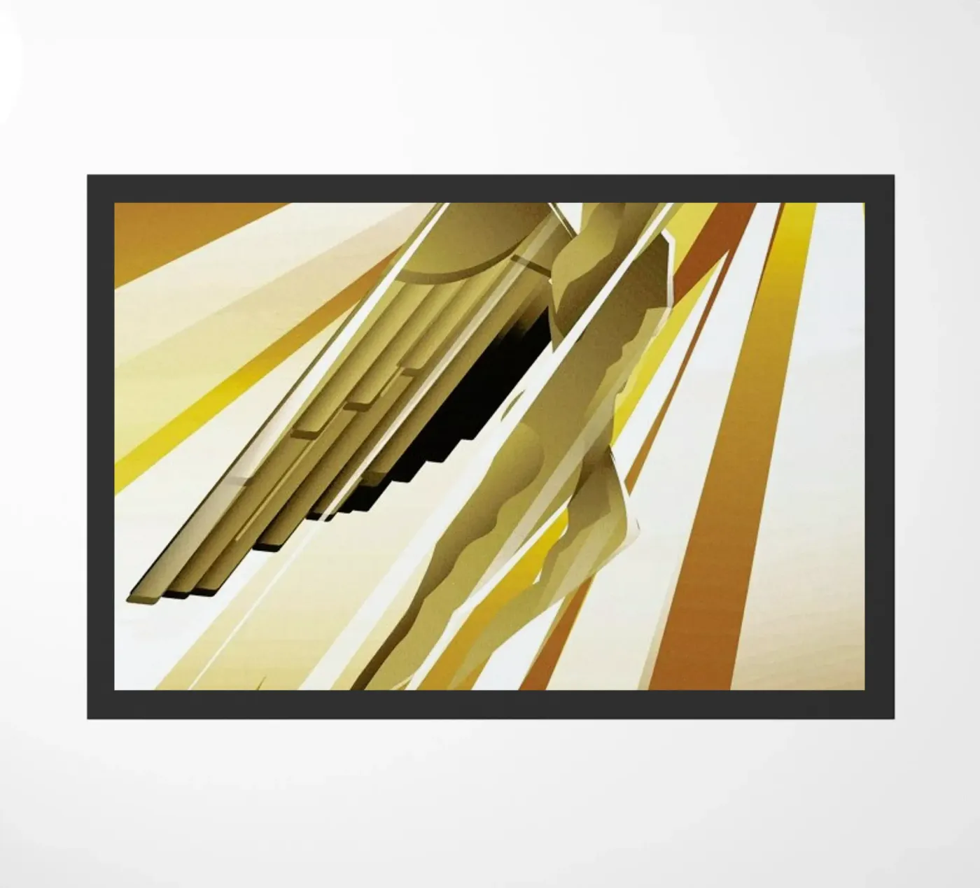 Icarus doormat by Rodolfo Reyes