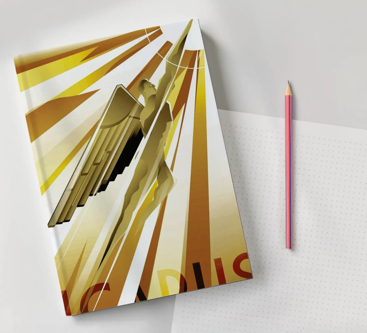 Icarus notebook by Rodolfo Reyes