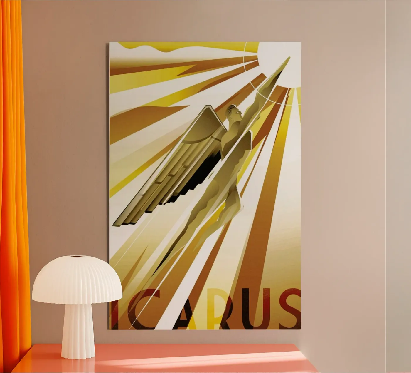 Icarus forex plate by Rodolfo Reyes
