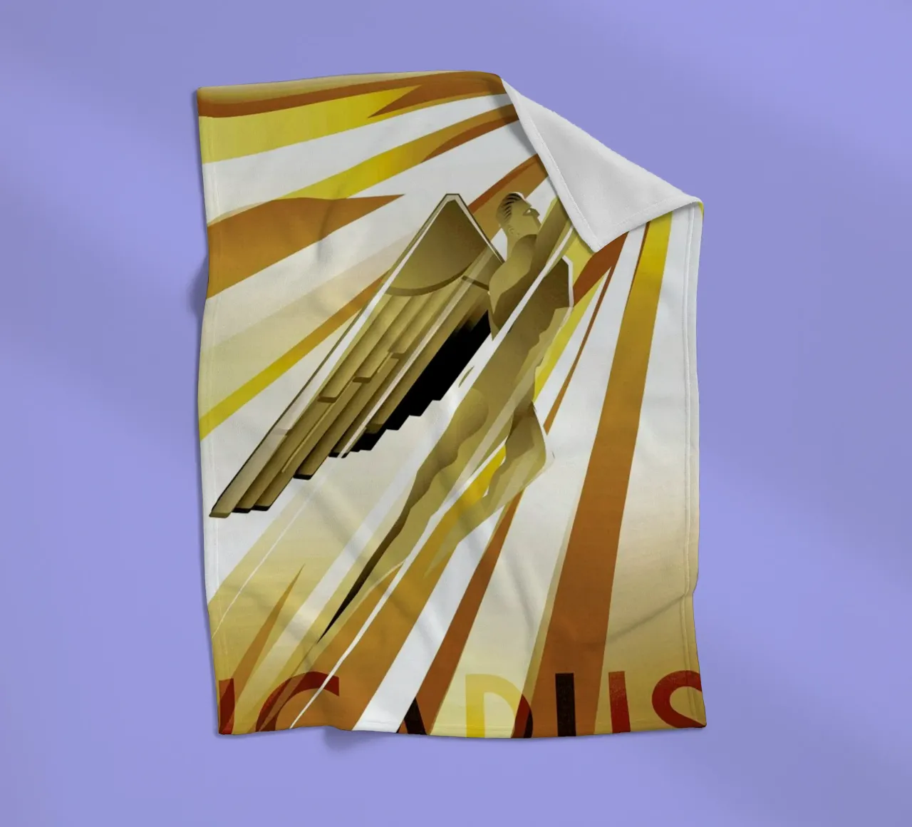 Icarus fleecedeken van Rodolfo Reyes