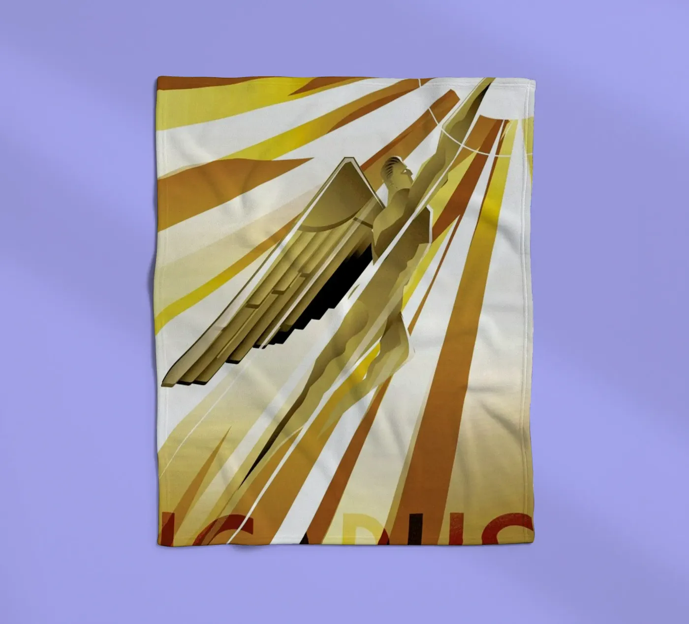 Icarus fleecedeken van Rodolfo Reyes