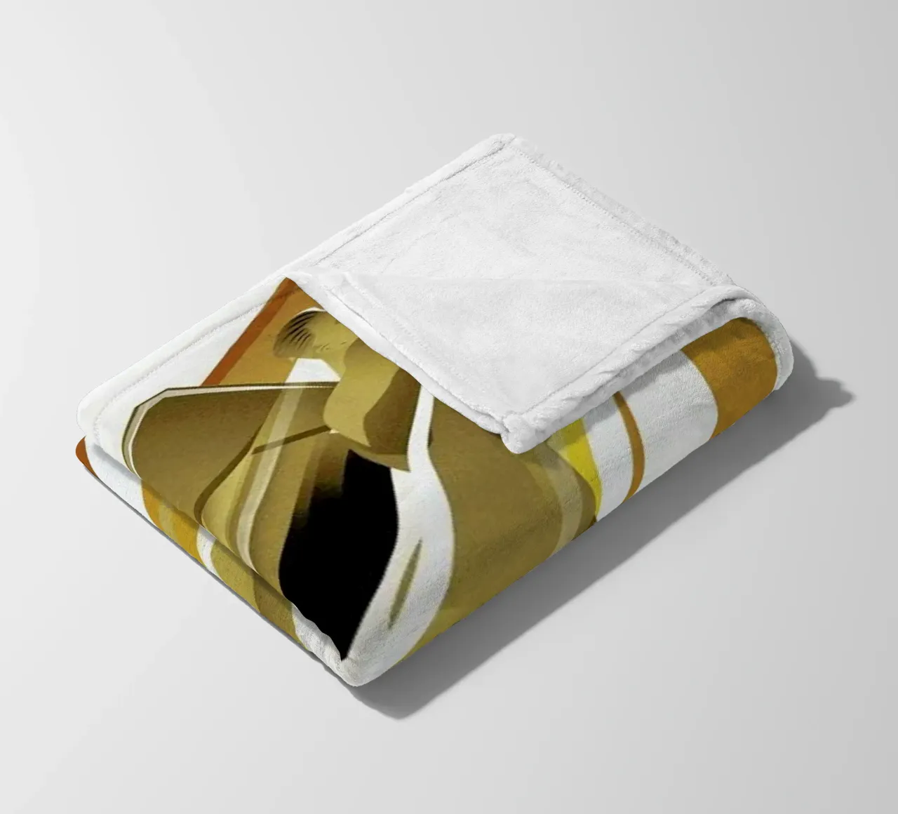 Icarus fleece blanket by Rodolfo Reyes