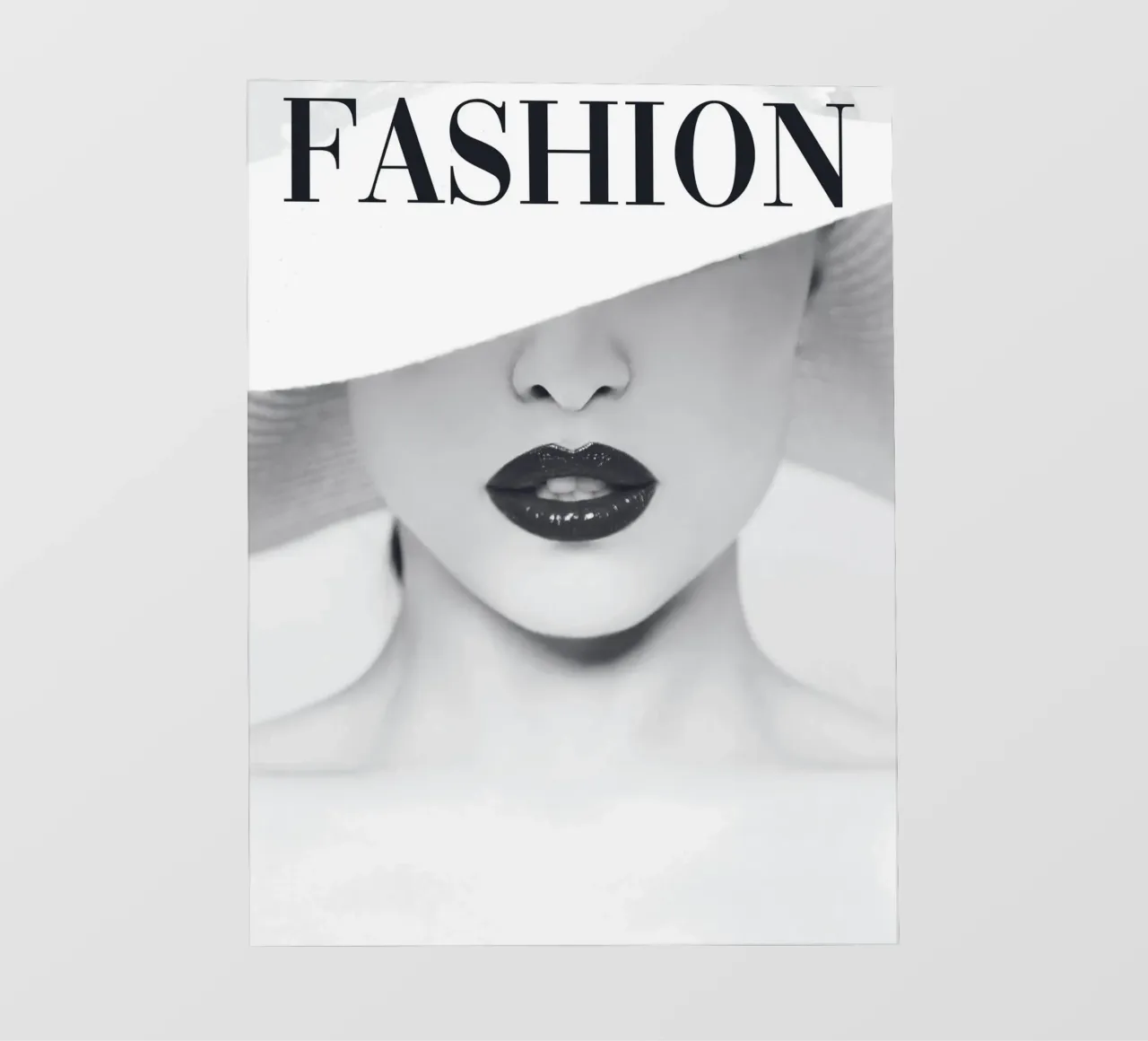 Minimalista, elegante, in bianco e nero telo in pvc da Whole©