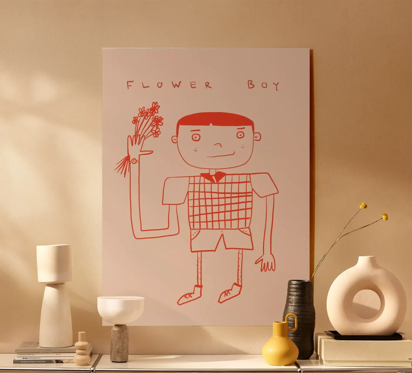 Flower Boy plexiglass da fraeuleinvonfuchs