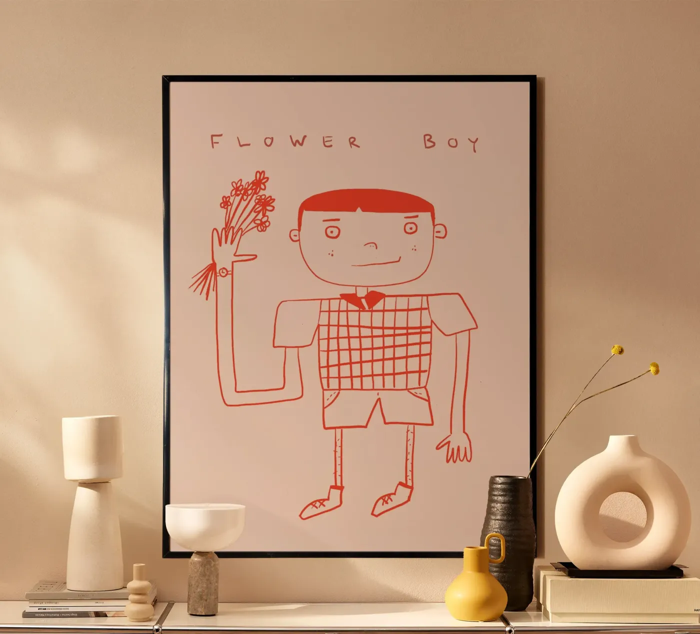 Flower Boy poster da fraeuleinvonfuchs
