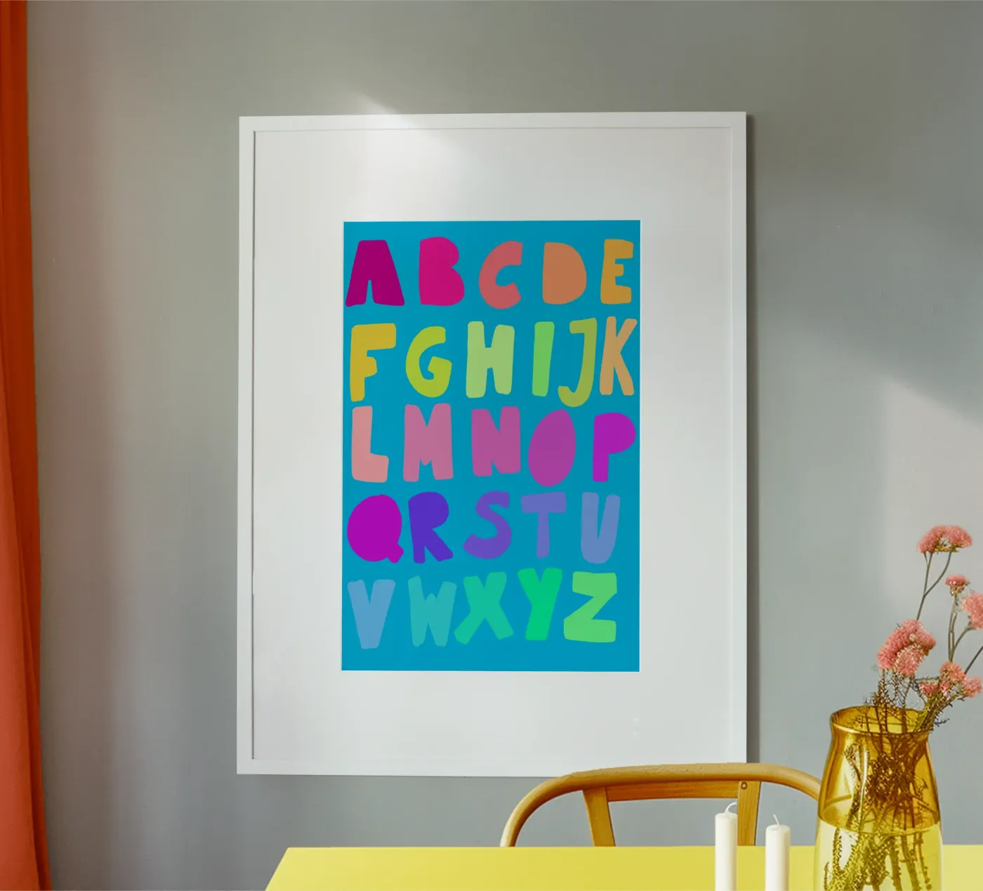Buntes ABC poster da fraeuleinvonfuchs