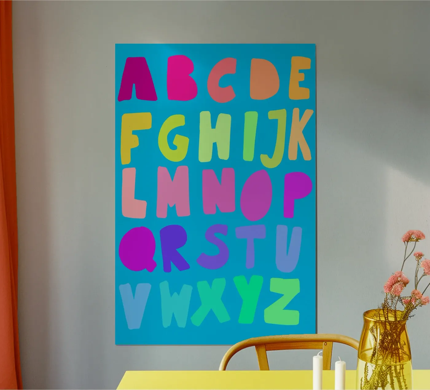 Buntes ABC poster da fraeuleinvonfuchs