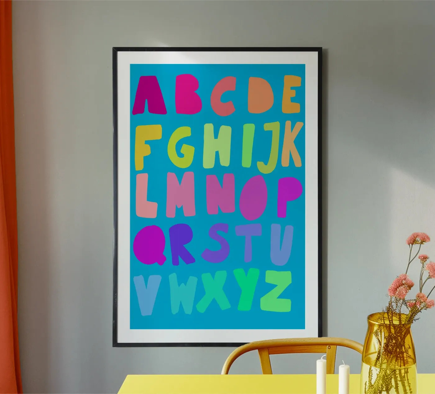 Buntes ABC poster da fraeuleinvonfuchs