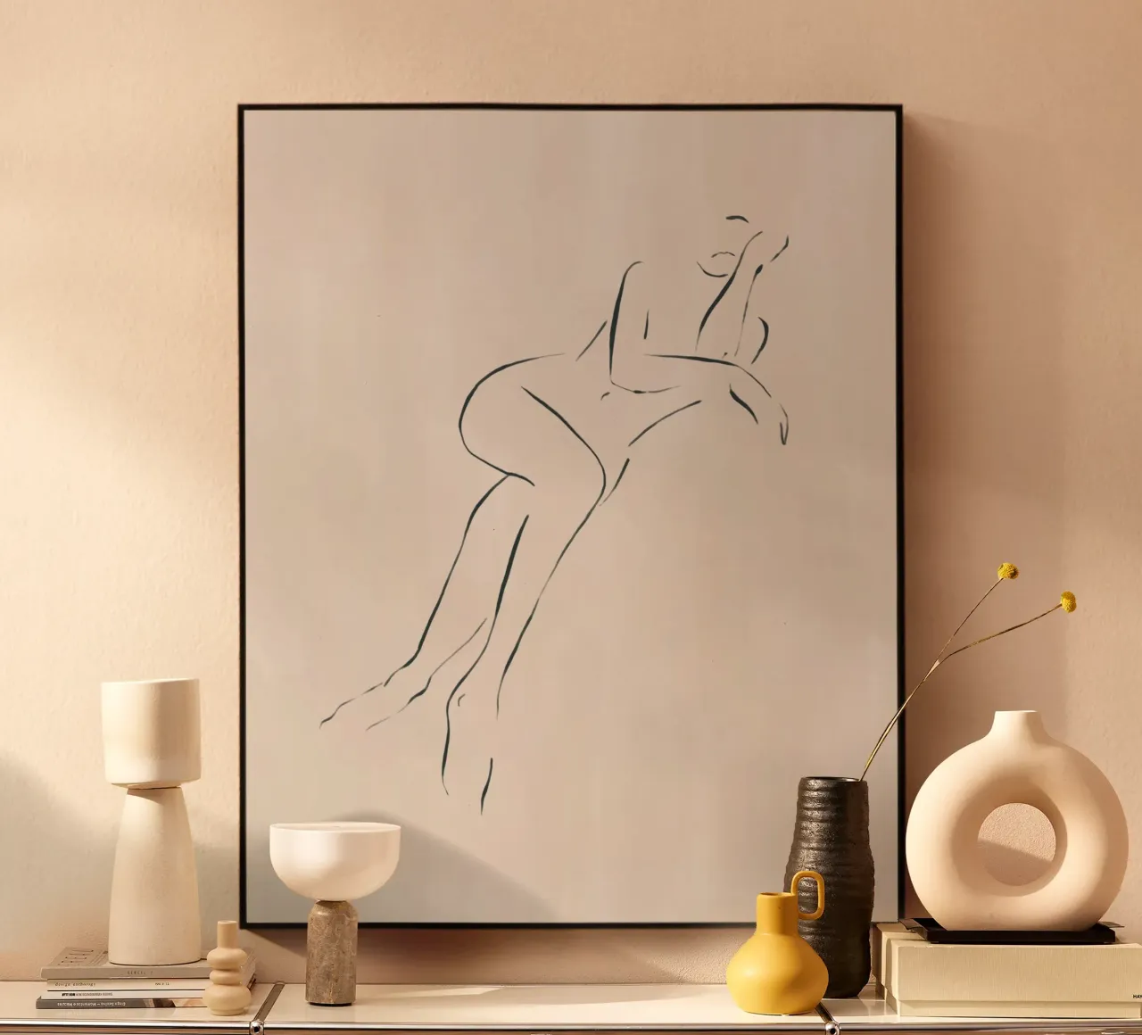 Posa disinvolta plexiglass da Ivy Green Illustrations