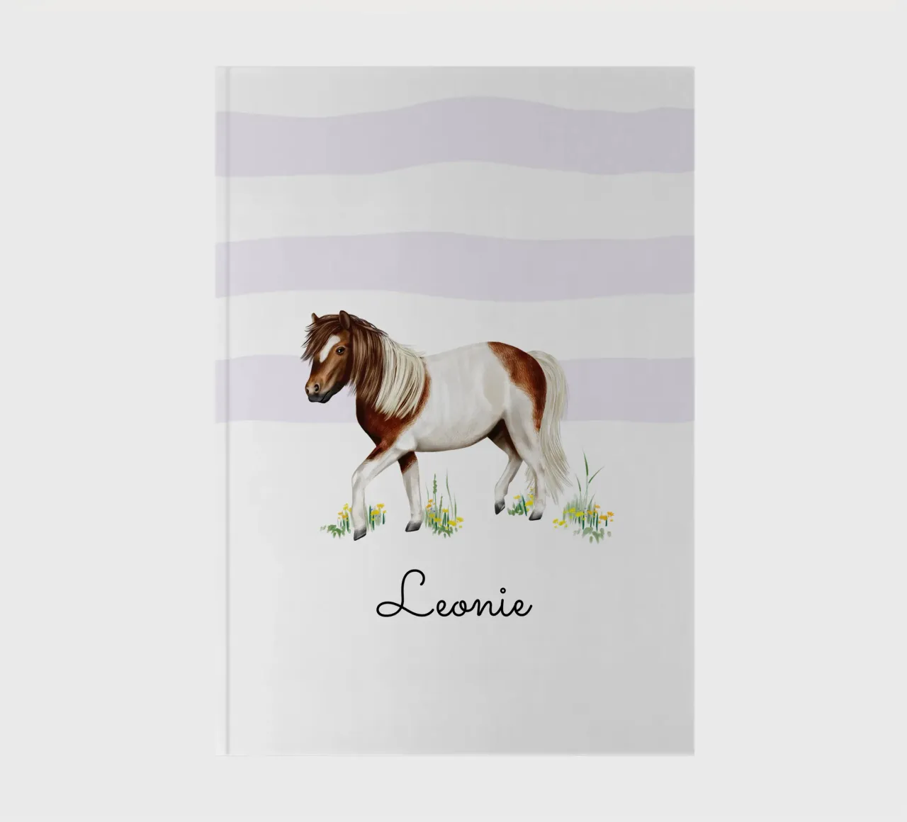 Horse Illustration • Shetlandpony notebook by Moonlit Illustrations