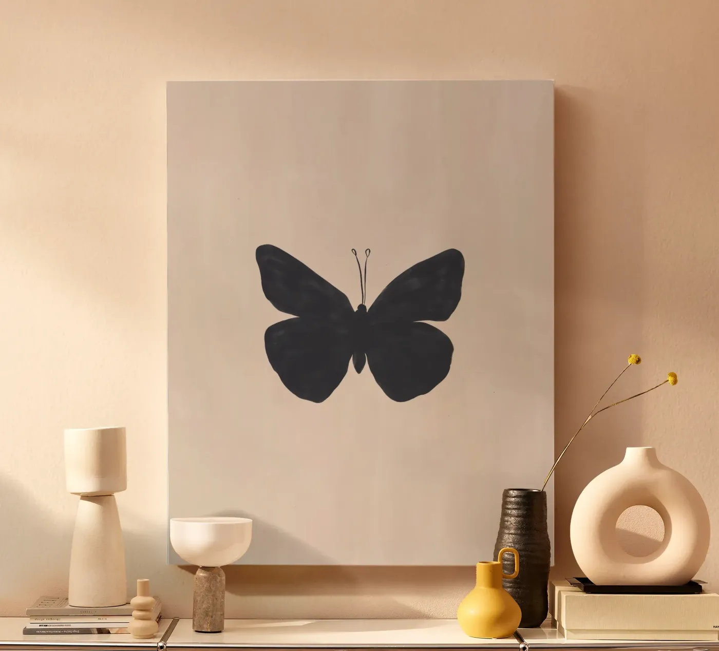 Butterfly canvas by Ivy Green Illustrations