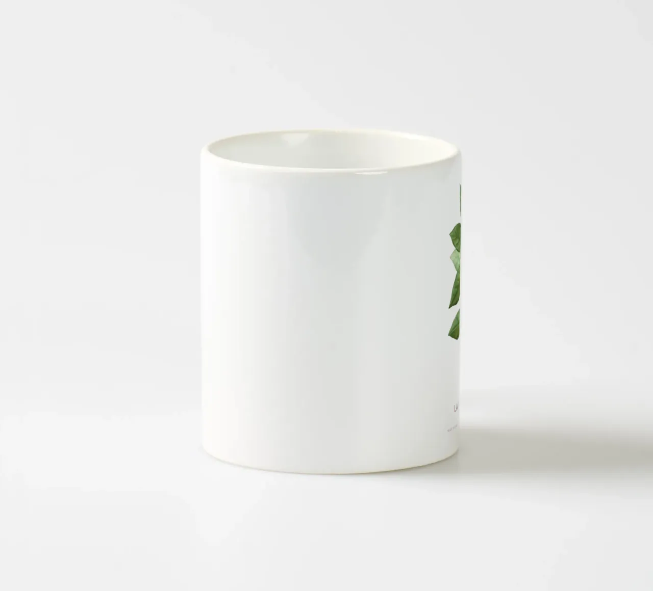 Lauro Borbone o Laurus Borbonia tazza in ceramica da Vintagrafica