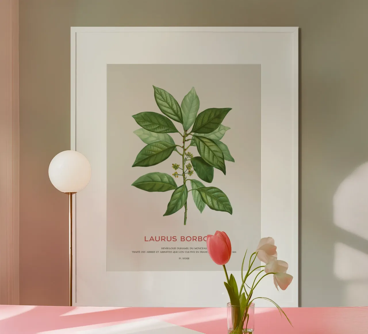 Redbay of Laurus Borbonia hahnemühle van Vintagrafica