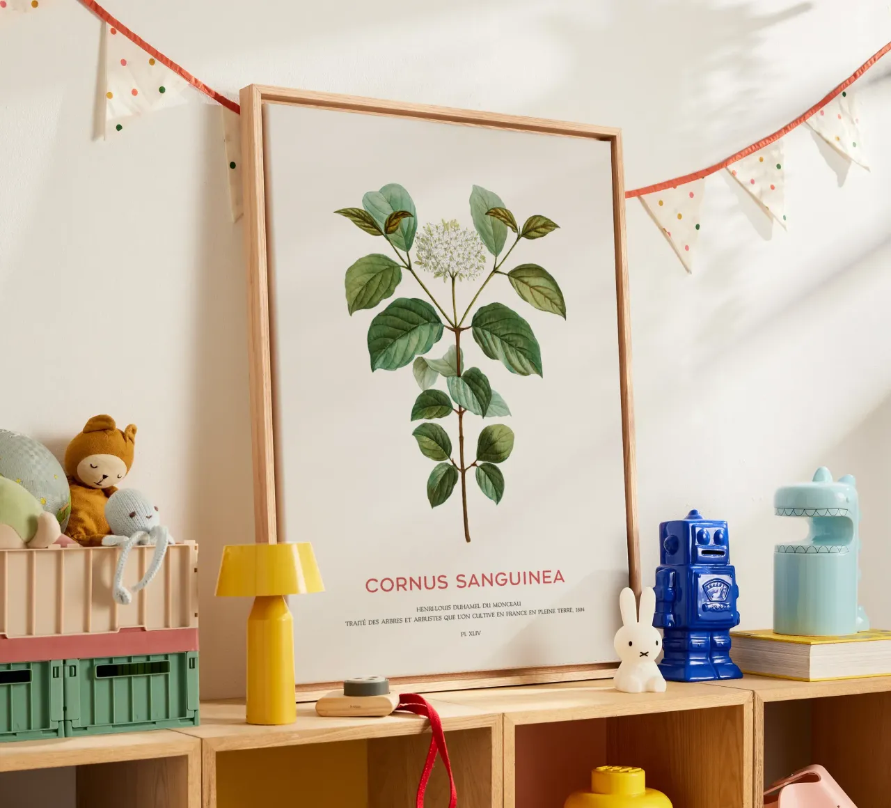 Bloody dogwood or Cornus Sanguinea canvas by Vintagrafica