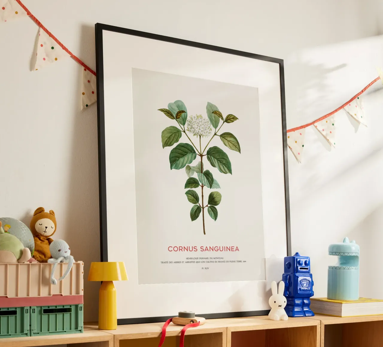 Blutiger Hartriegel oder Cornus Sanguinea Hahnemühle von Vintagrafica