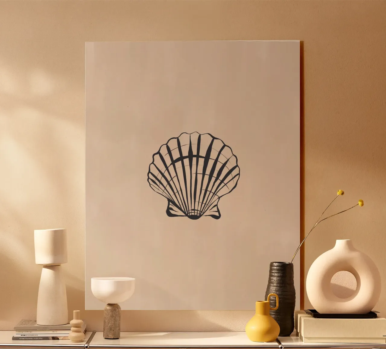 Conchiglia plexiglass da Ivy Green Illustrations