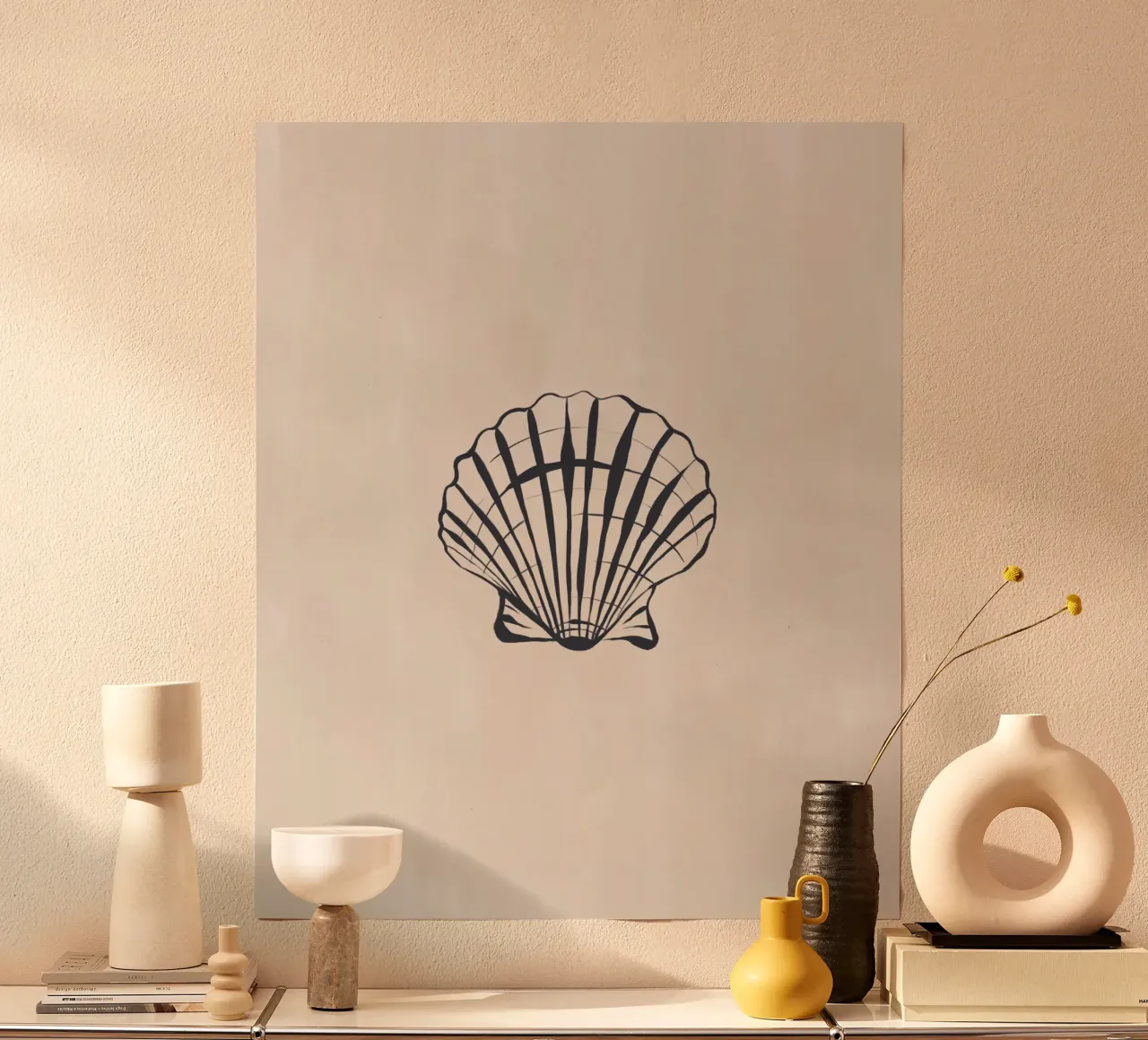 Conchiglia poster da Ivy Green Illustrations